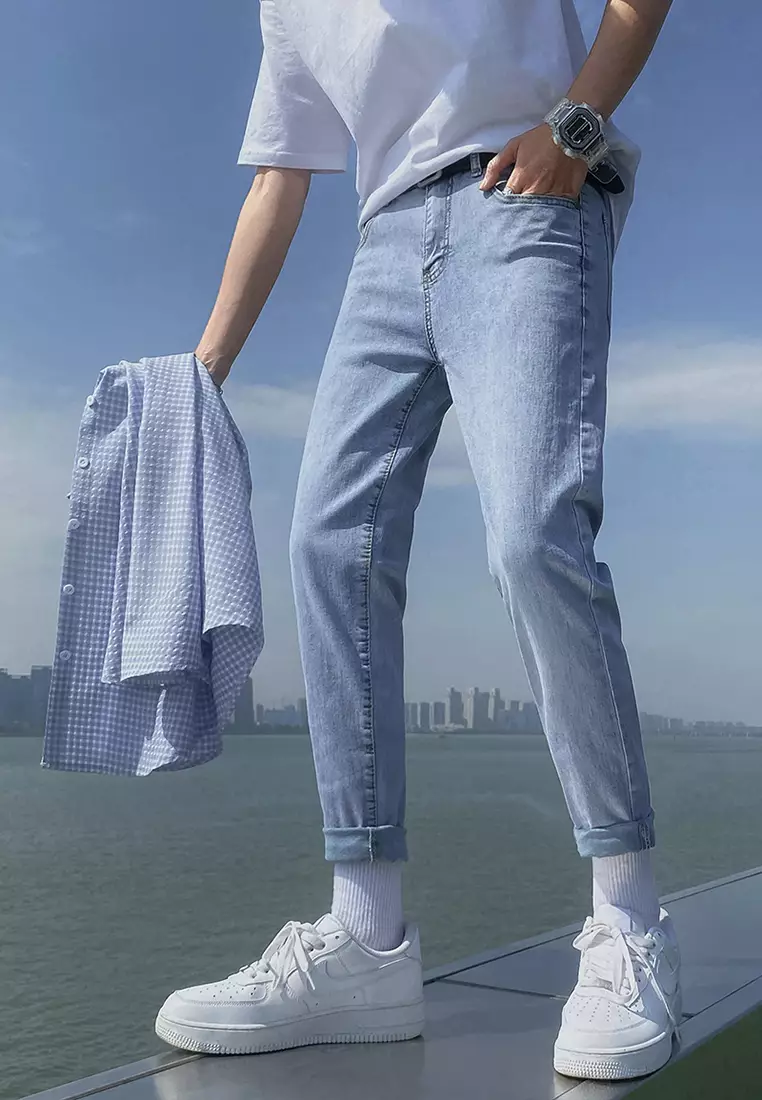 Mens cropped new arrivals denim