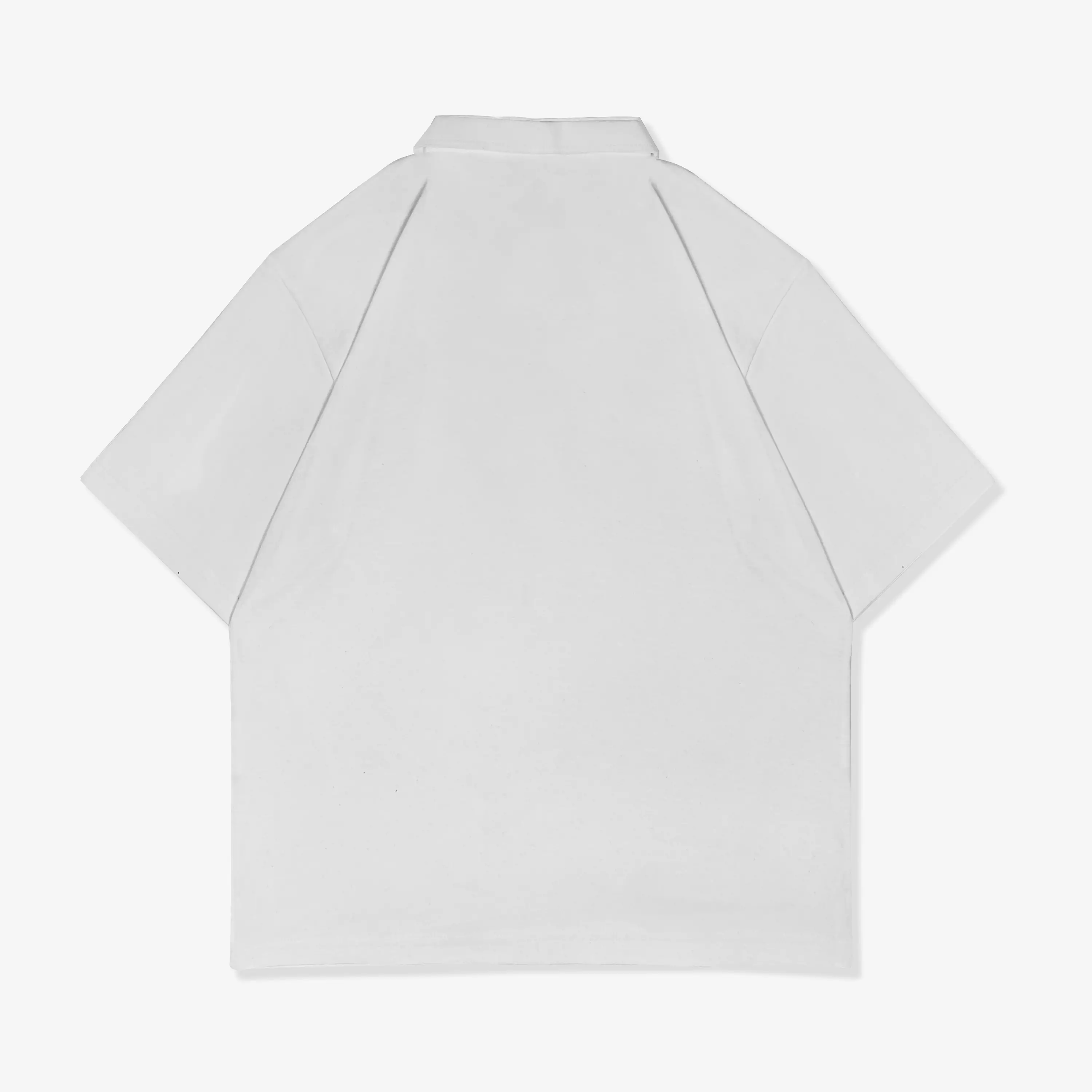 OOTDSUPPLY Oversize Polo Shirt Moss Green Mocca & White l Kaos Polo Pria dan Wanita OVZ-PS008