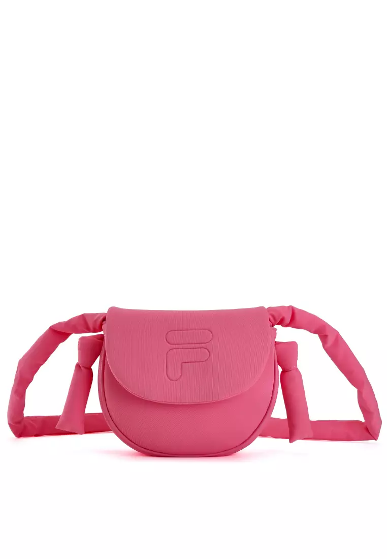 Pink fila fanny pack hotsell