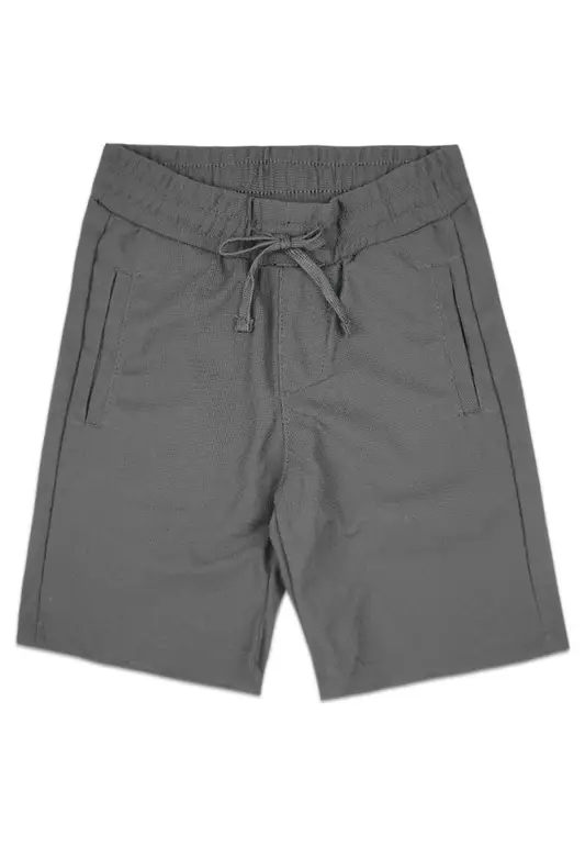 Boys Toddlers Garterized Short with Pocket