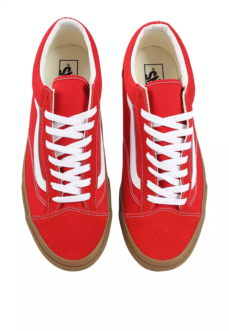Red and gold best sale vans