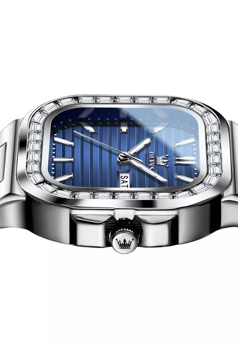 欧利时Clarven女士钢带腕表