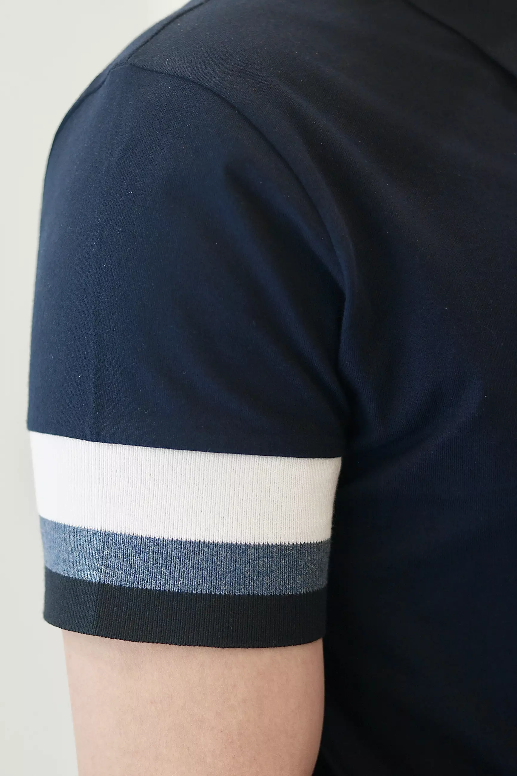 Kale Dion Navy Blue / Polo Shirt  Pria / Kaos Kerah Casual