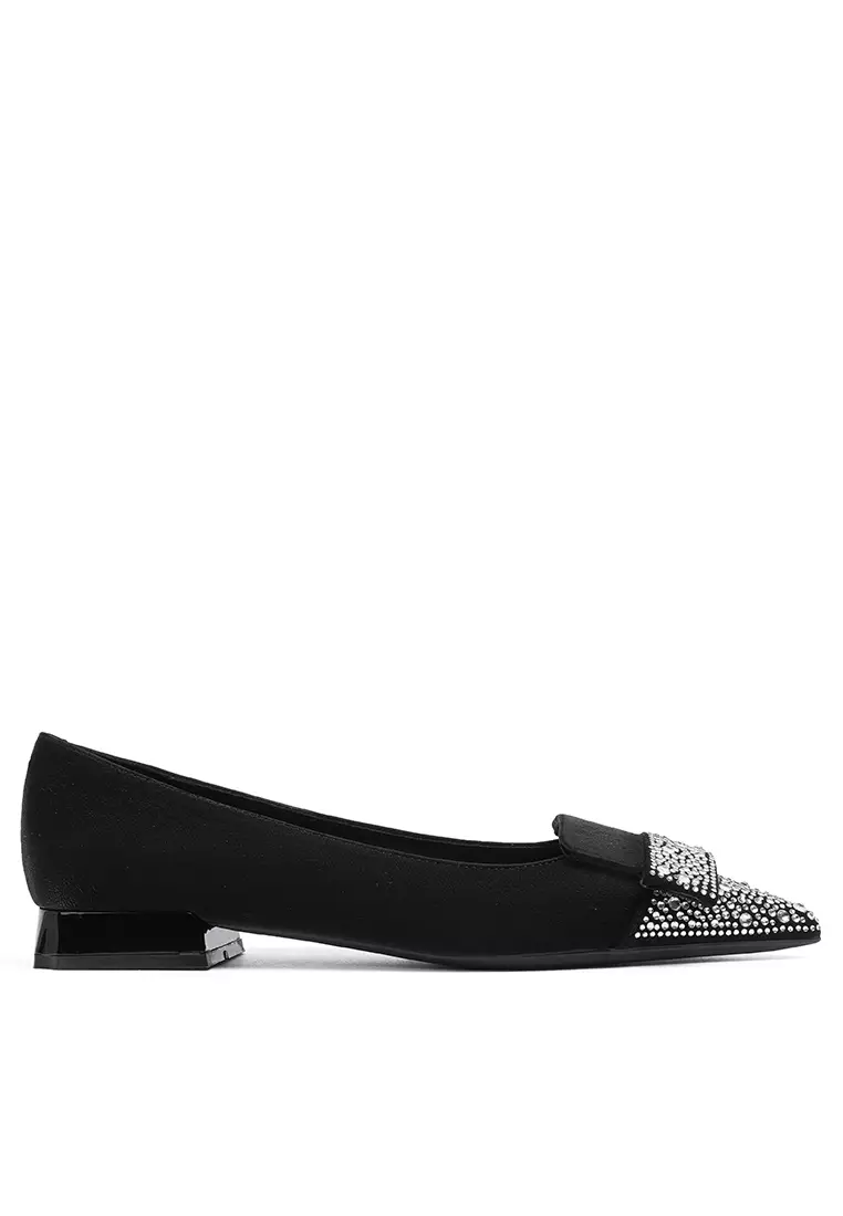 Discount on Twenty Eight Shoes  shoes - SKU: 2CM Rhinestone-embellished Pointed Pumps IF29821