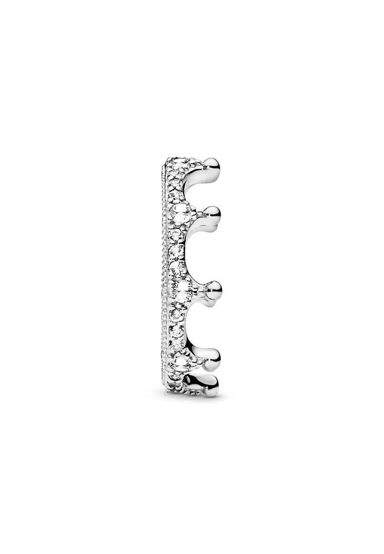 Buy PANDORA Pandora Clear Sparkling Crown Ring Online ZALORA