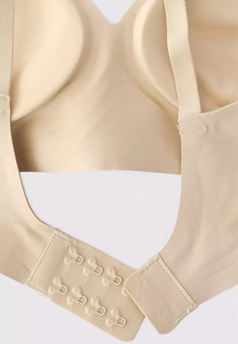 Sorella Bra Sleek Form Wireless Push Up Plunge N10-3040V - Nude