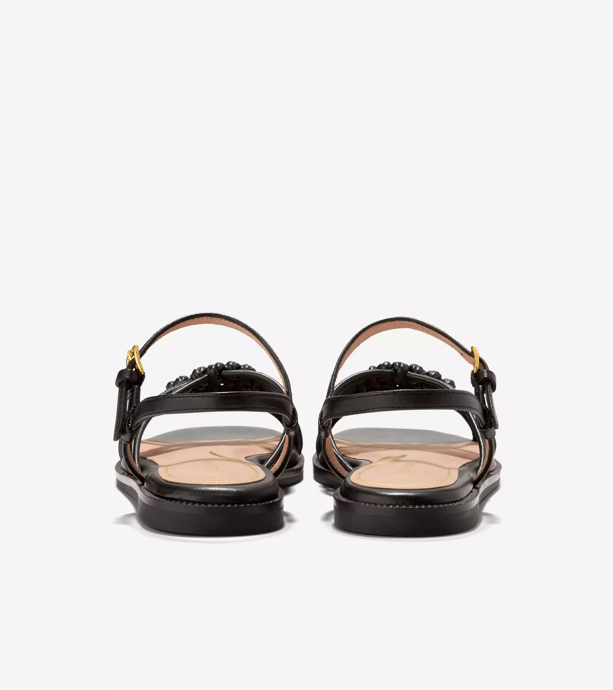 Cole Haan Woman Jitney Knot Sandal - Sepatu Wanita (Hitam)