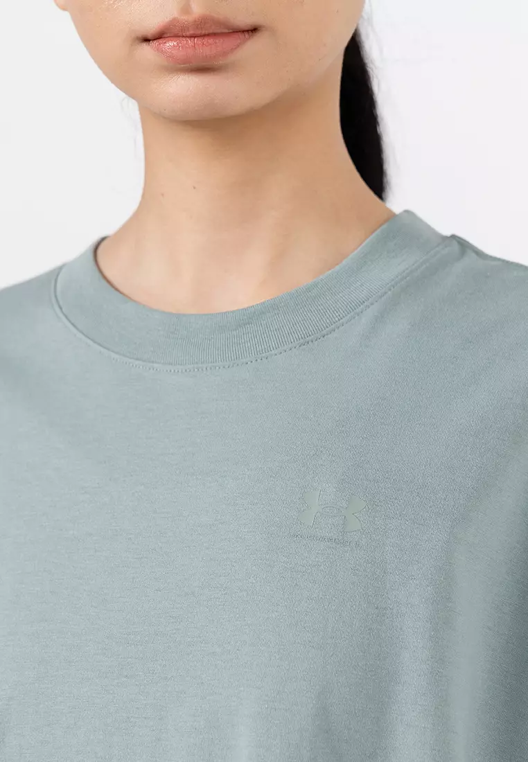 Boxy Crop Simple Short Sleeve T-Shirt