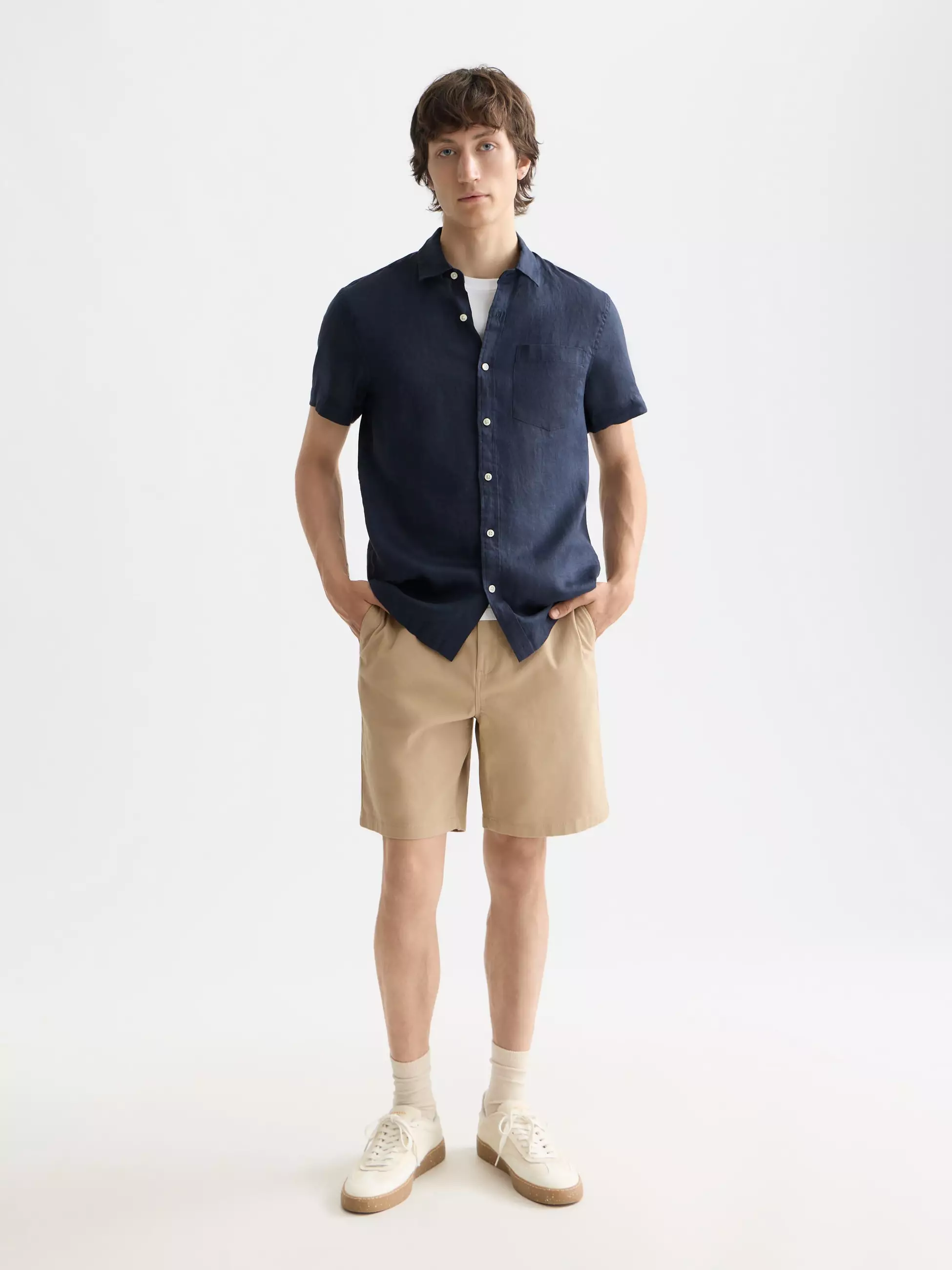 SCOTCH & SODA Core Linen Shirt - SCD180572401