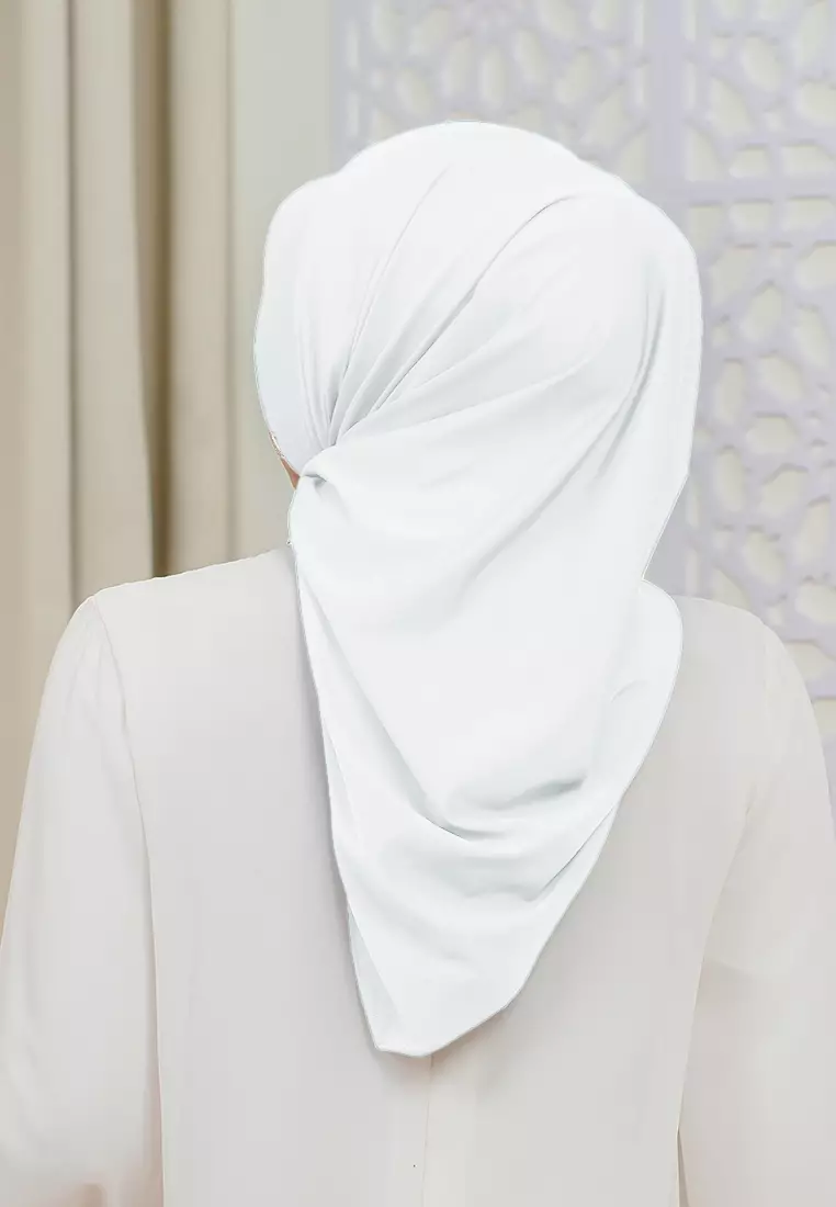 HIJAB INSTAN SOFTPAD AMEENA - PURE WHITE