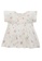 Purebaby Organic white Shirred Dress Bodysuit 677E4KAD6FD059GS_1