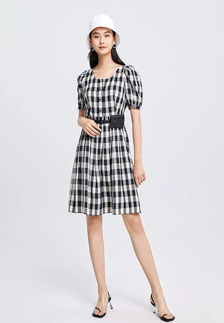 Hopeshow Tether Design Mid-Length Dress