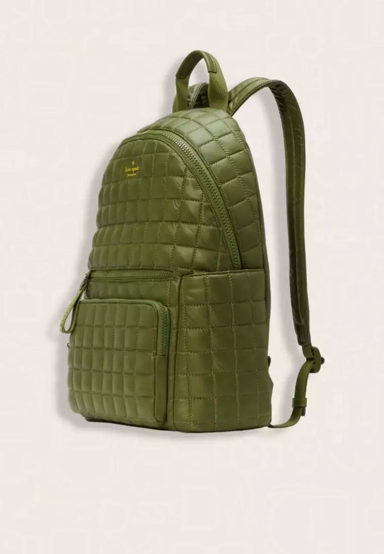 Kate Spade Camden Quilted Backpack, Kelp Forest Jual Kate Spade Kate Spade Camden Quilted Backpack Kelp  main image 2