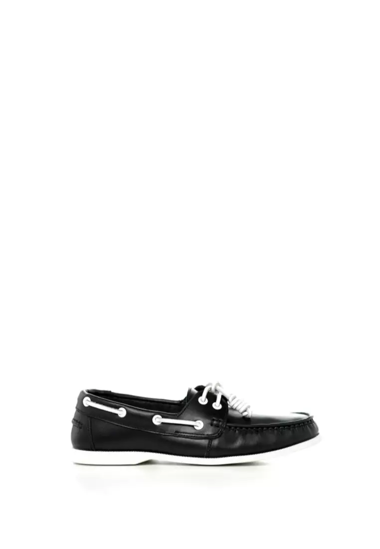 Discount on Jirras  shoes - SKU: Jirras Women Boat Shoes Genuine Leather Filipino Handcraft Black Rachel