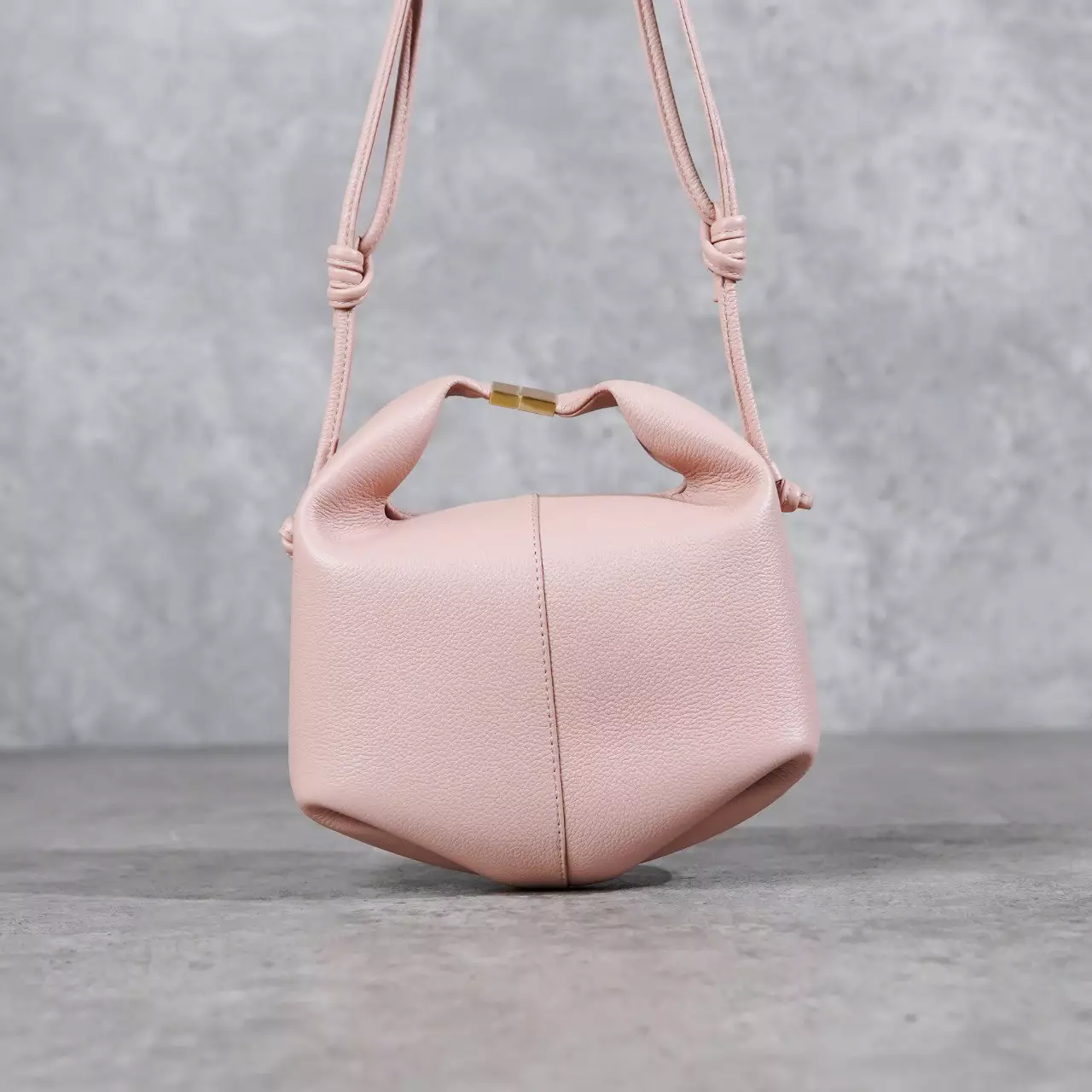 Tas POLENE BERI TEXTURE LEATHER BLUSH SHOULDER BAG 100% ORIGINAL