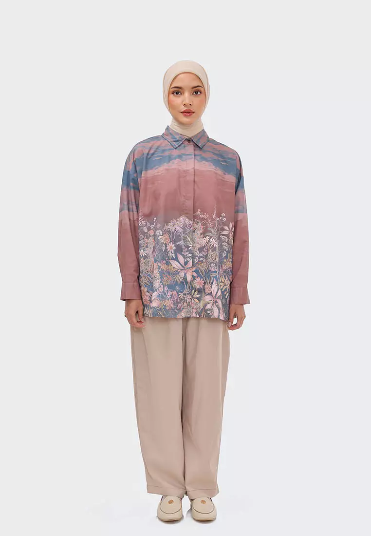Ria Miranda Brown Sugar Jazha Shirt