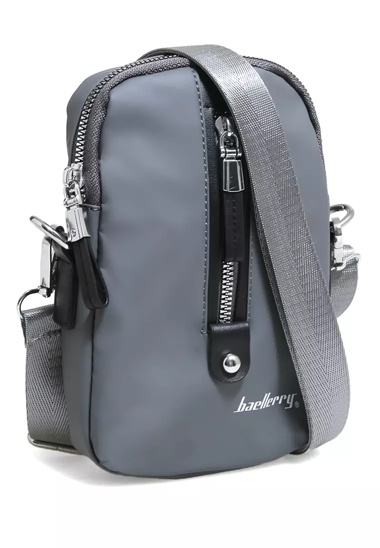 Waist Bag Tas Pinggang Pria Large Compartment Uniqe Design Material Leather ORIGINAL