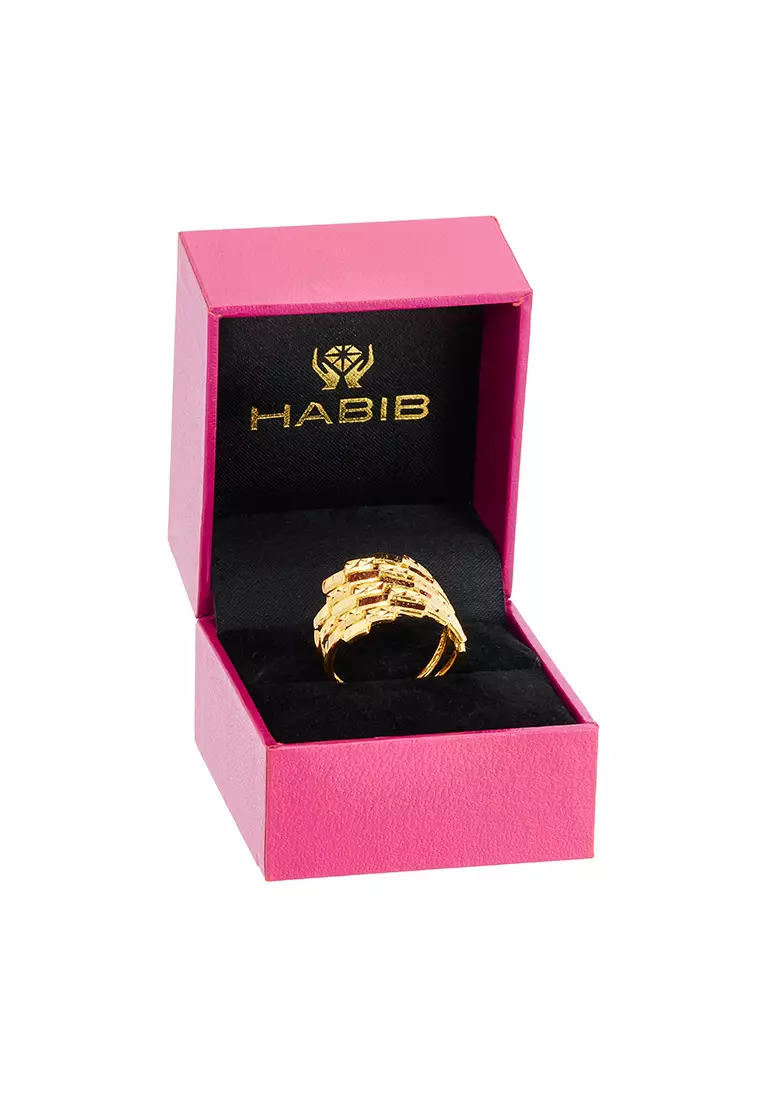 HABIB 916/22K Yellow Gold Ring RRS120030824(B)