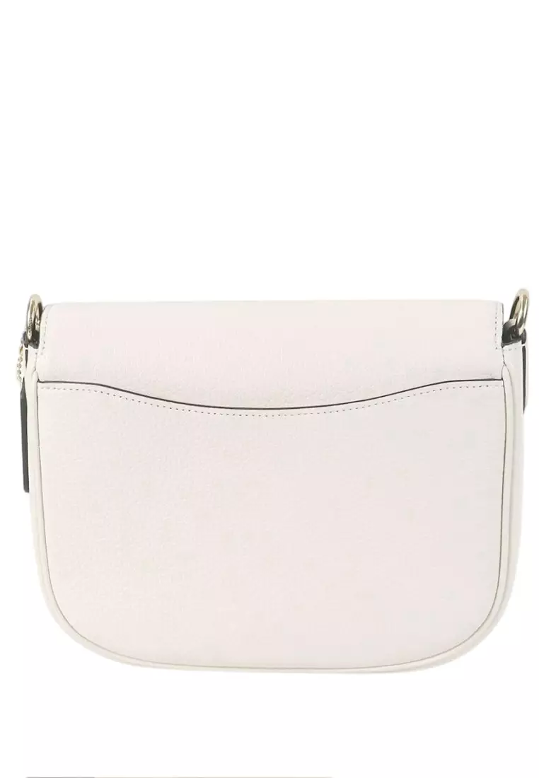Amelia Saddle Bag - White