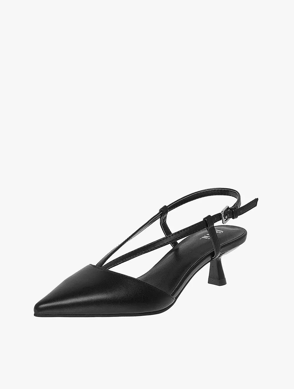 Payless Fioni Womens Kappa Slingback Kitten Heels - Black_04