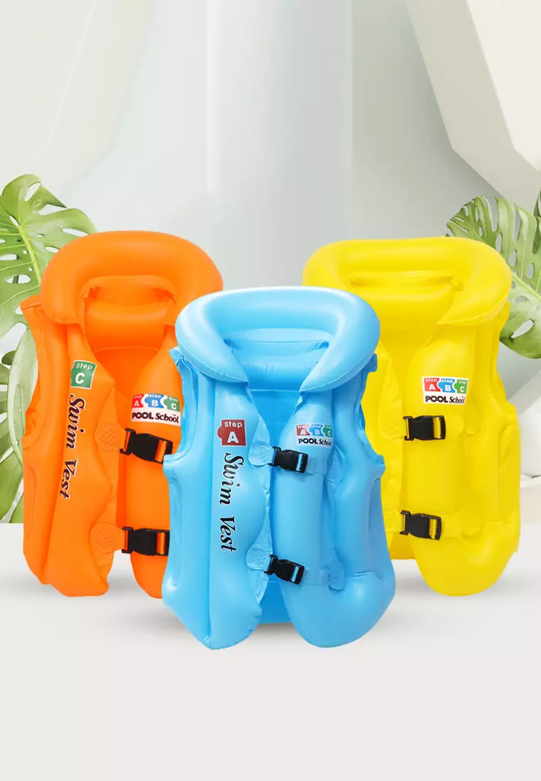 Wakakids Pelampung Renang Rompi Anak Swim Vest Venrc Kuning
