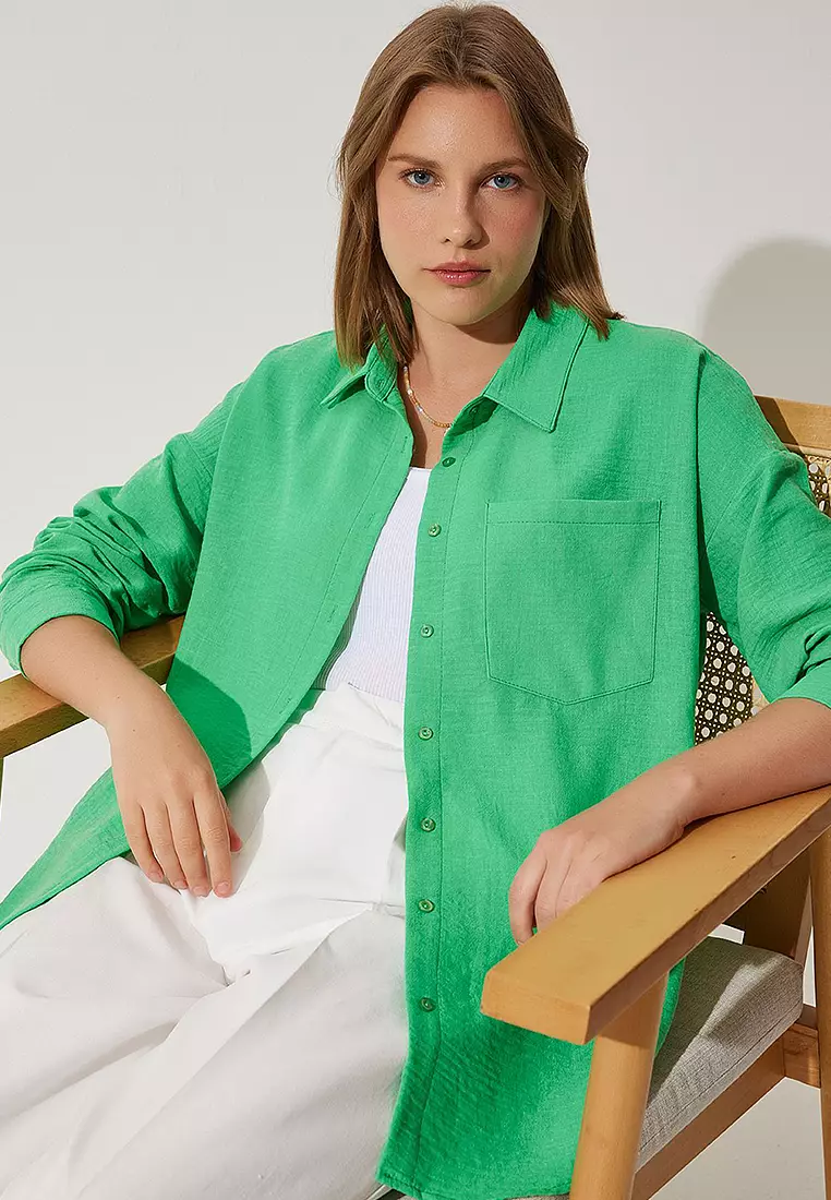 Oversize Linen Ayrobin Shirt