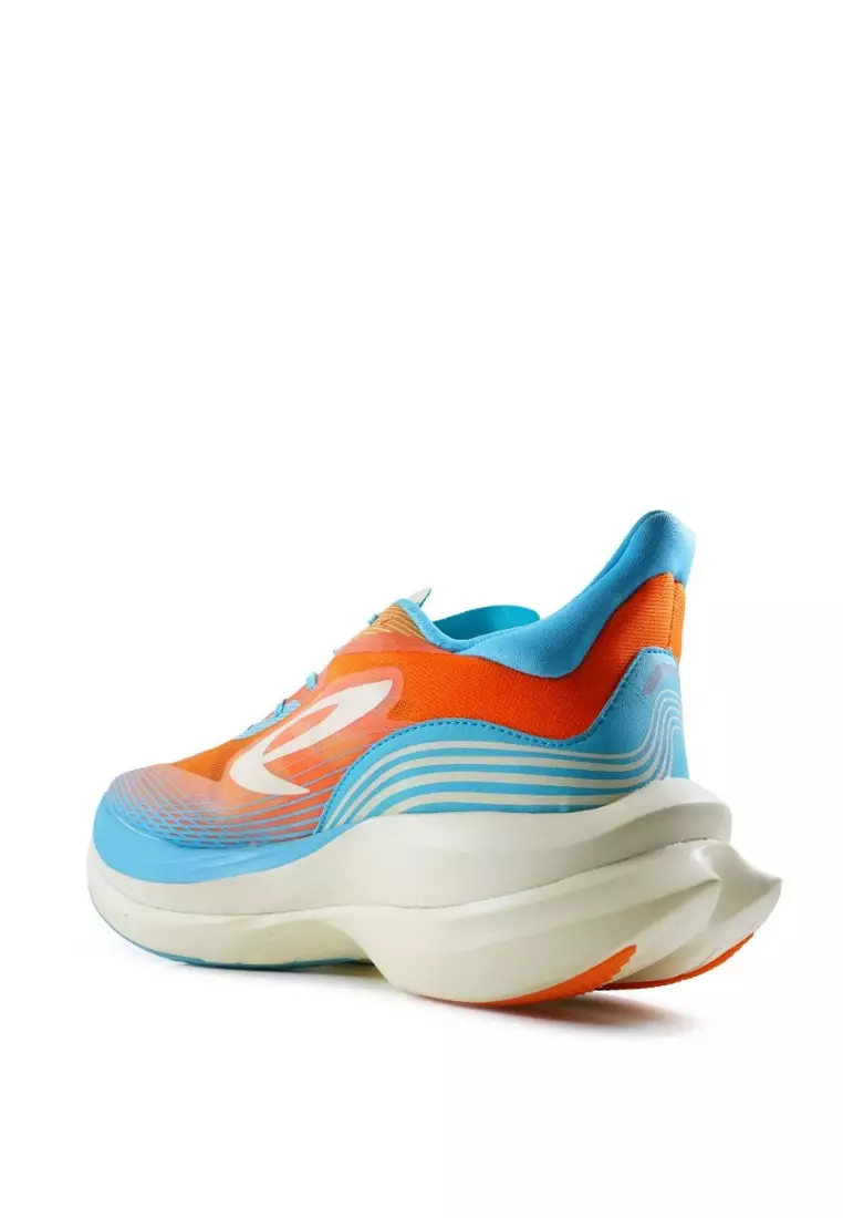 910nineten HAZE PRO sepatu lari - Orange/Putih-Gading/Biru Tosca