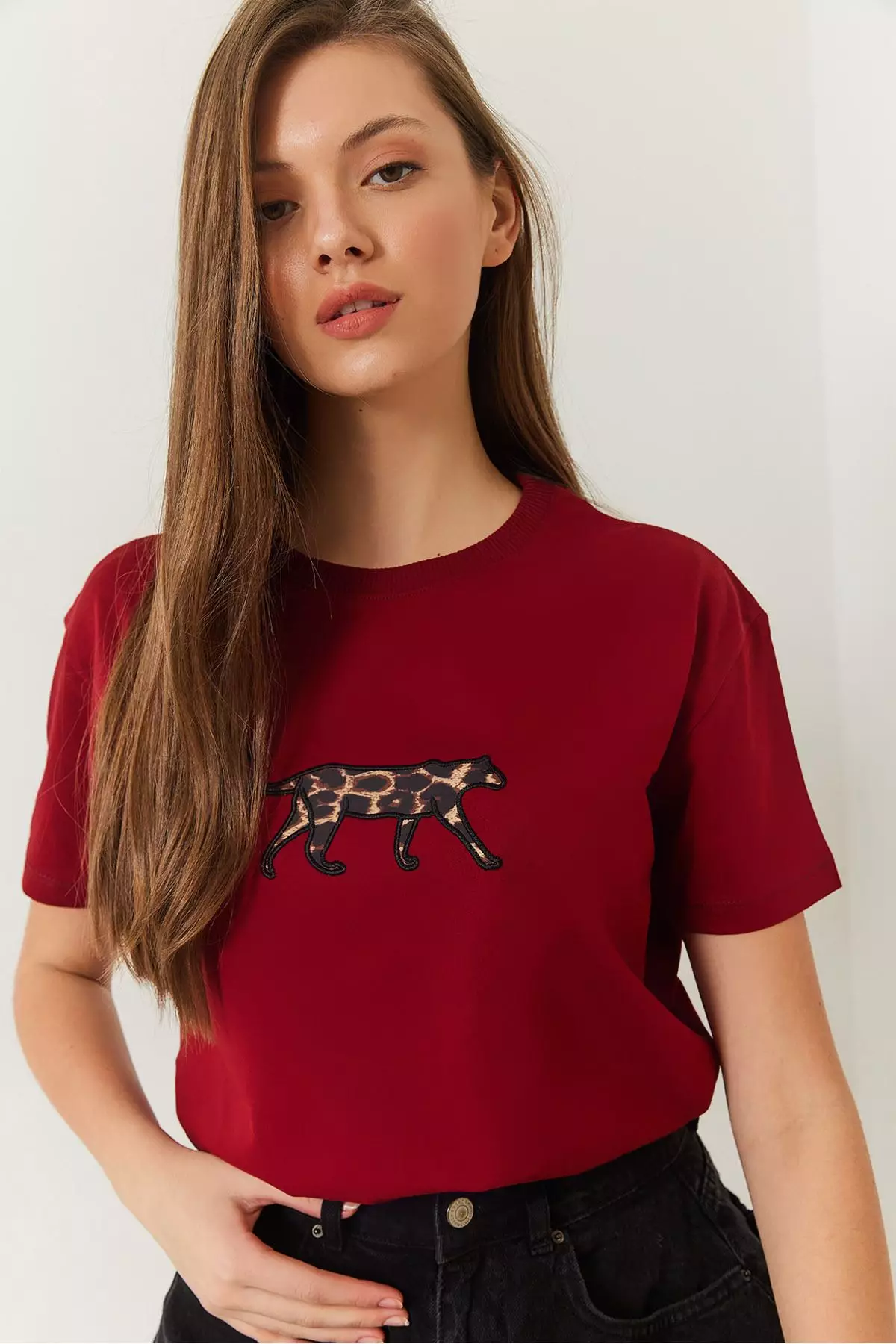 Women's Leopard Print T-Shirt 60602006