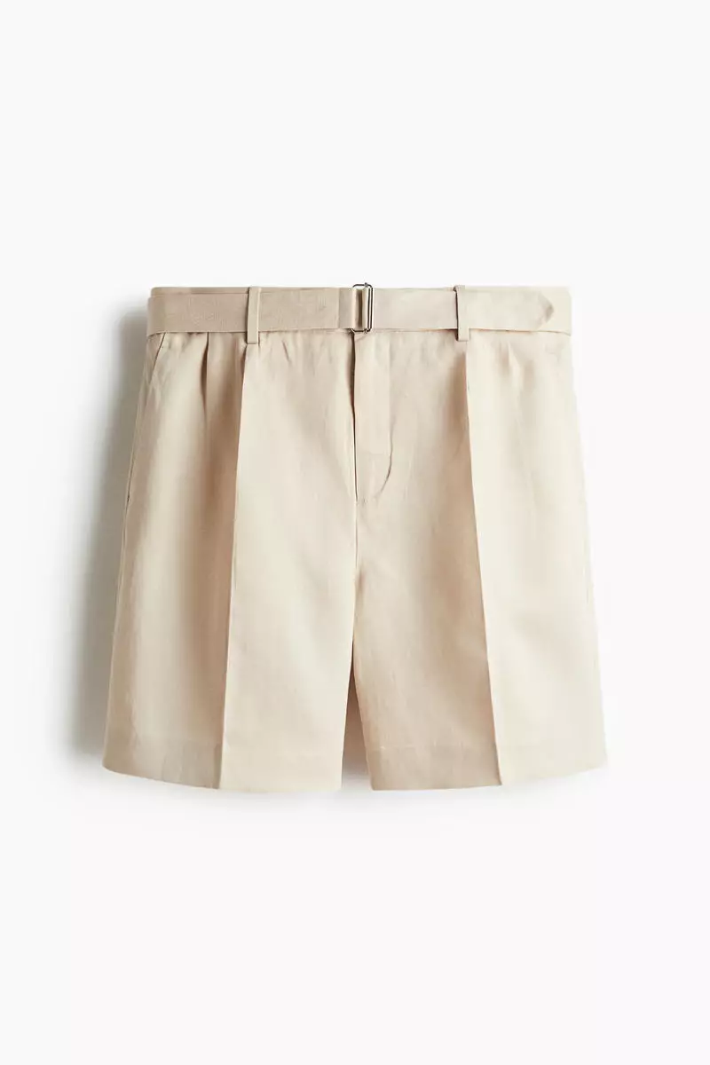 Relaxed Fit Tailored lyocell-blend shorts