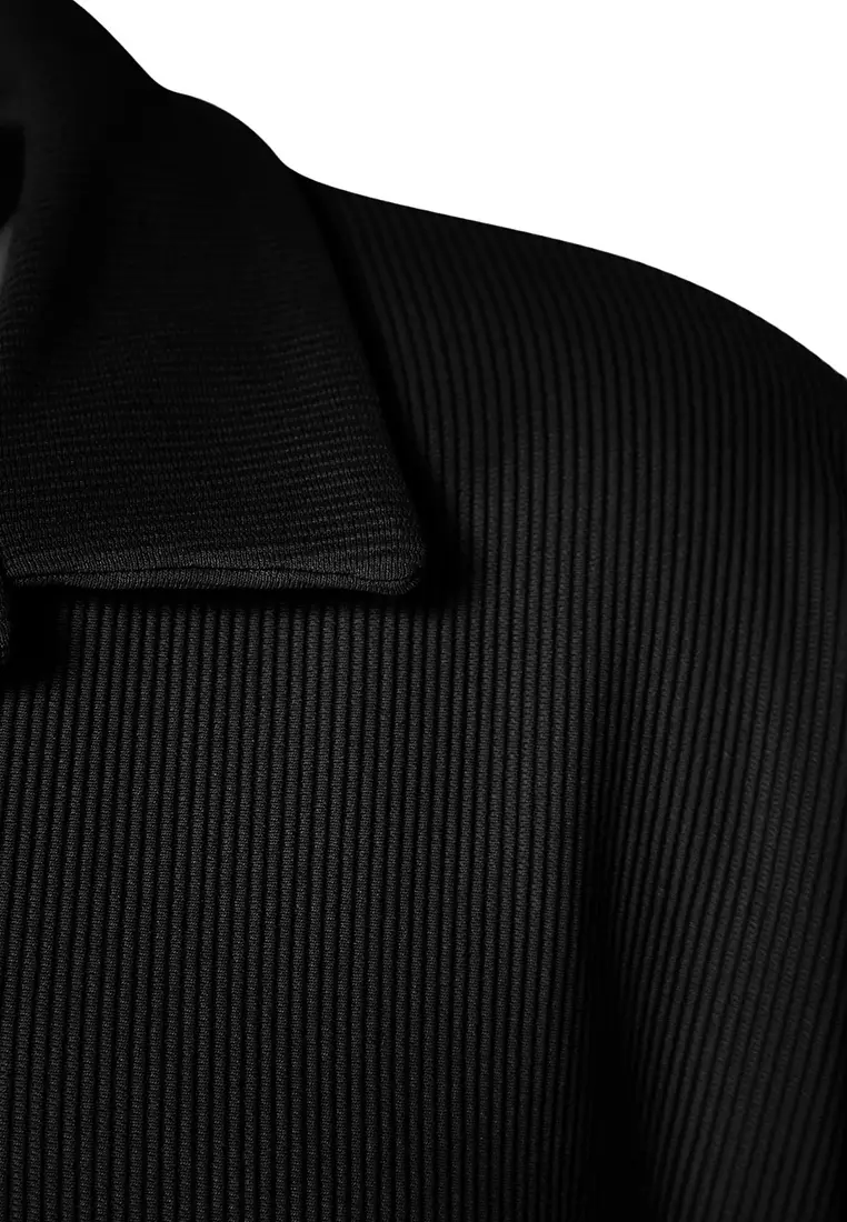 Textured Wrinkle Free Polo Shirt