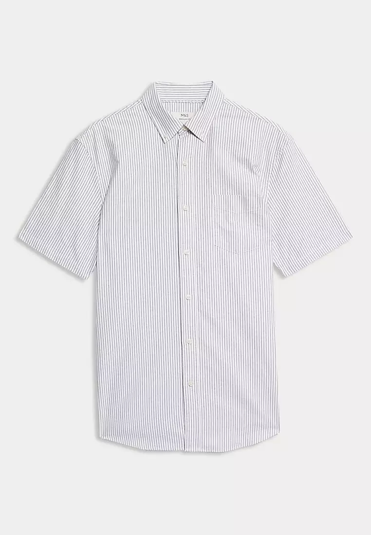 The Ultimate Pure Cotton Striped Oxford Shirt