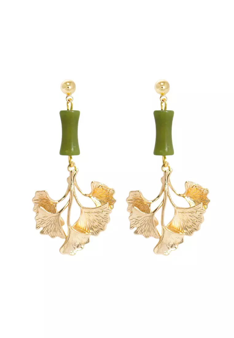 Ginkgo earrings sale