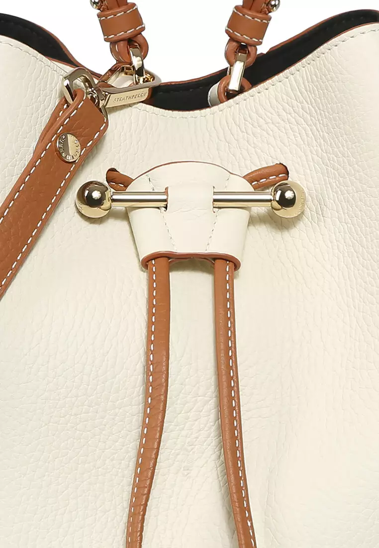 Buy Strathberry STRATHBERRY LANA OSETTE MIDI GRAIN LEATHER TAN