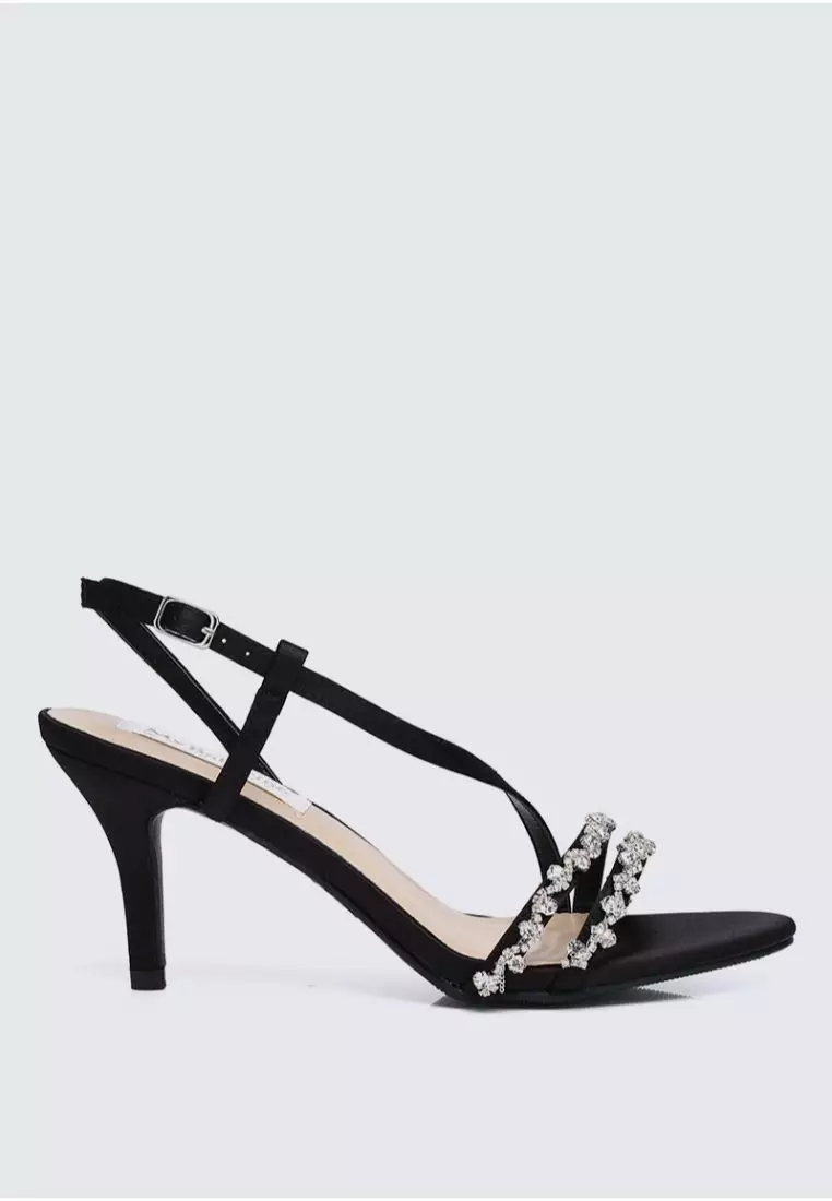 Discount on My Ballerine  shoes - SKU: Angeline Comfy Heels In Black