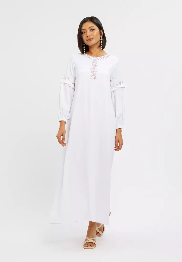 Minimal Gamis Azalea Bright White