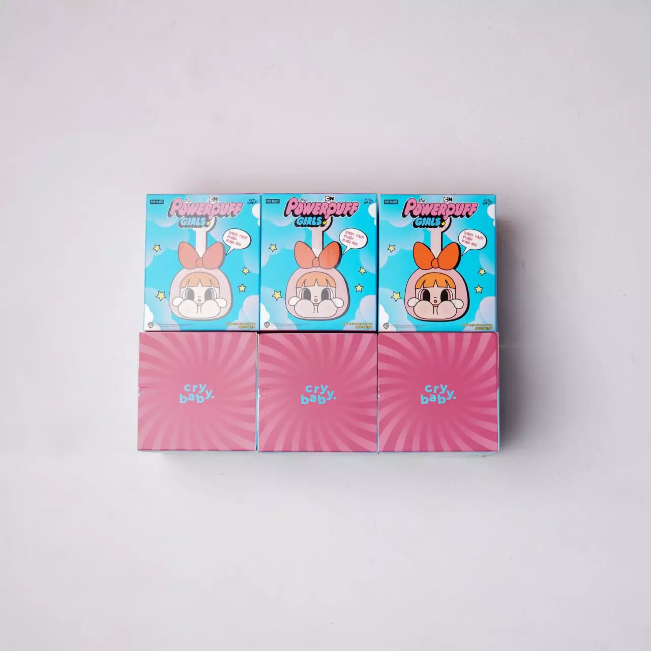 POP MART POWERPUFF X CRY BABY KEYCHAIN 100% ORIGINAL - BLIND BOX