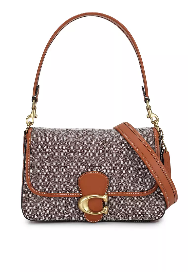 Coach Micro Signature Jacquard Soft Tabby Shoulder Bag Cq 2024 Buy