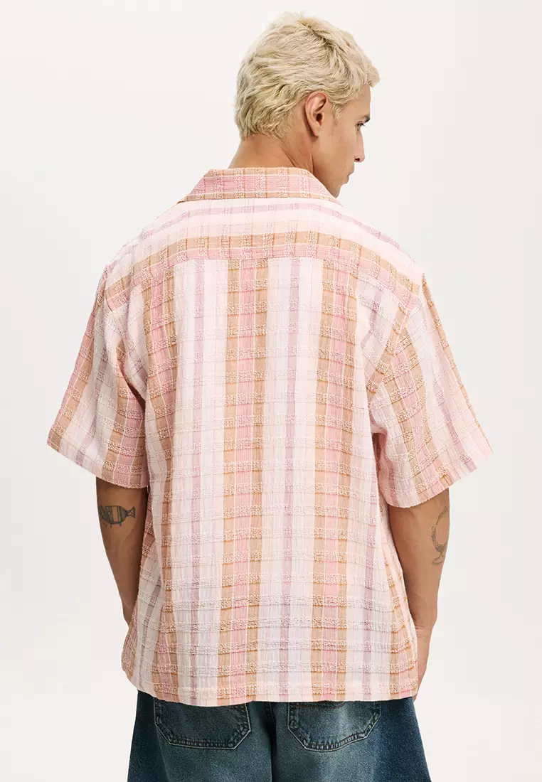 Textured Short Sleeve Shirt