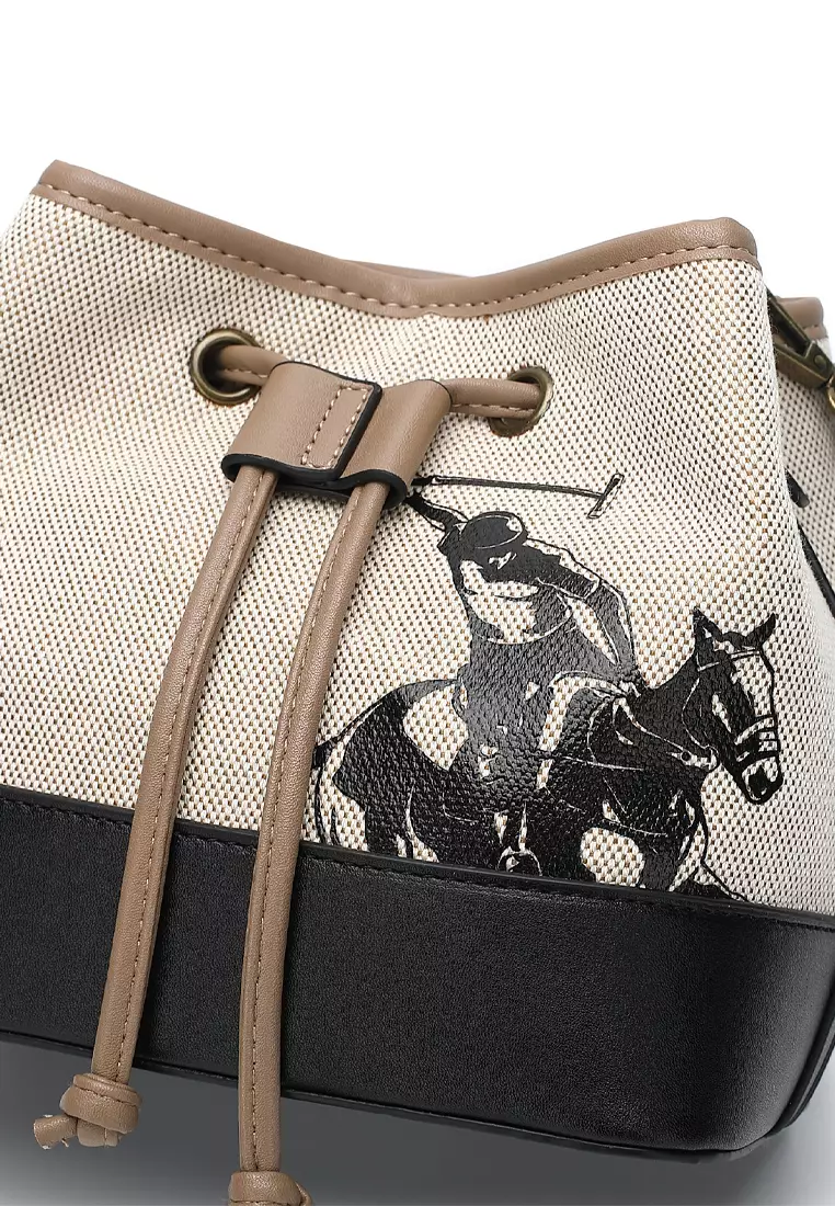 Top Handle Bag / Sling Bag / Crossbody Bag - Black