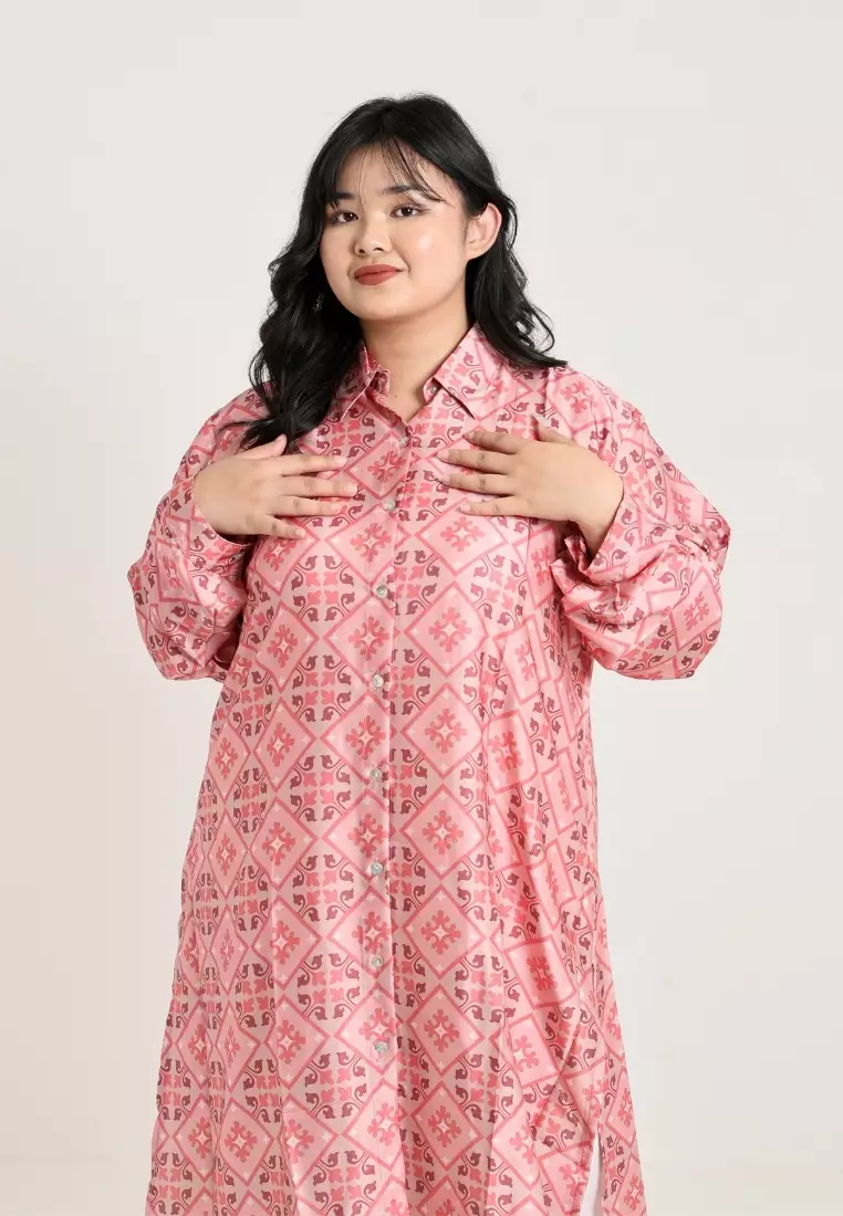 Plus Size Tunik Estelle Vol 3 Pink