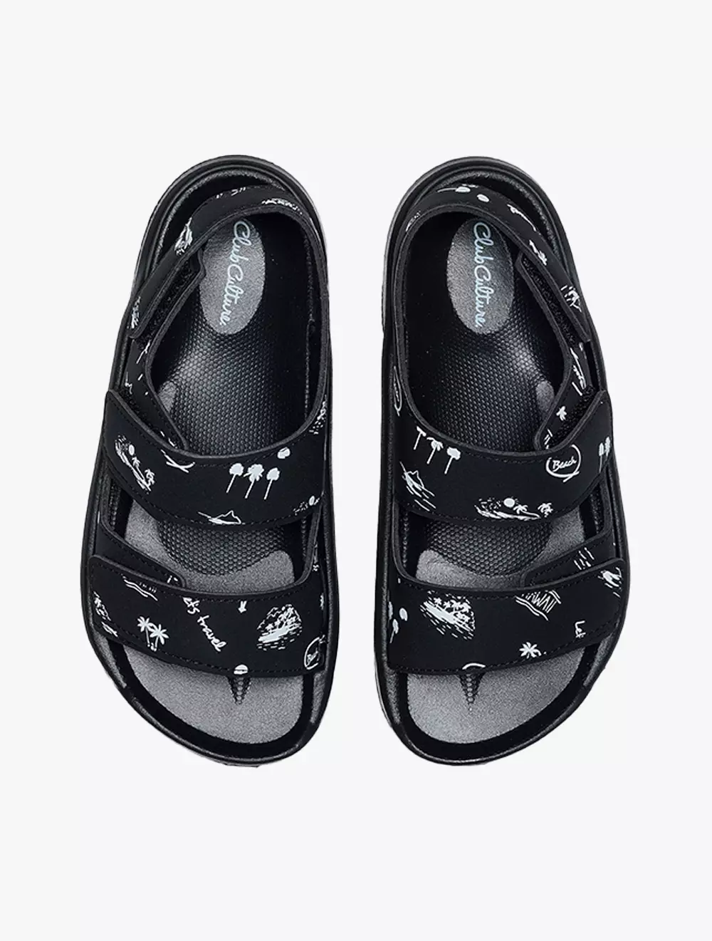 Payless Club Culture Childrens Pluto Slingback Sandals - Black_06