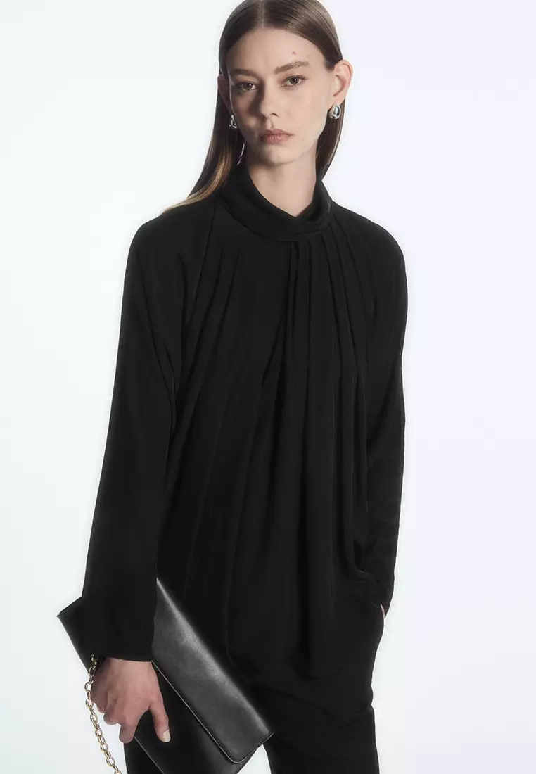 Buy Cos Pleated Batwing Blouse Online Zalora