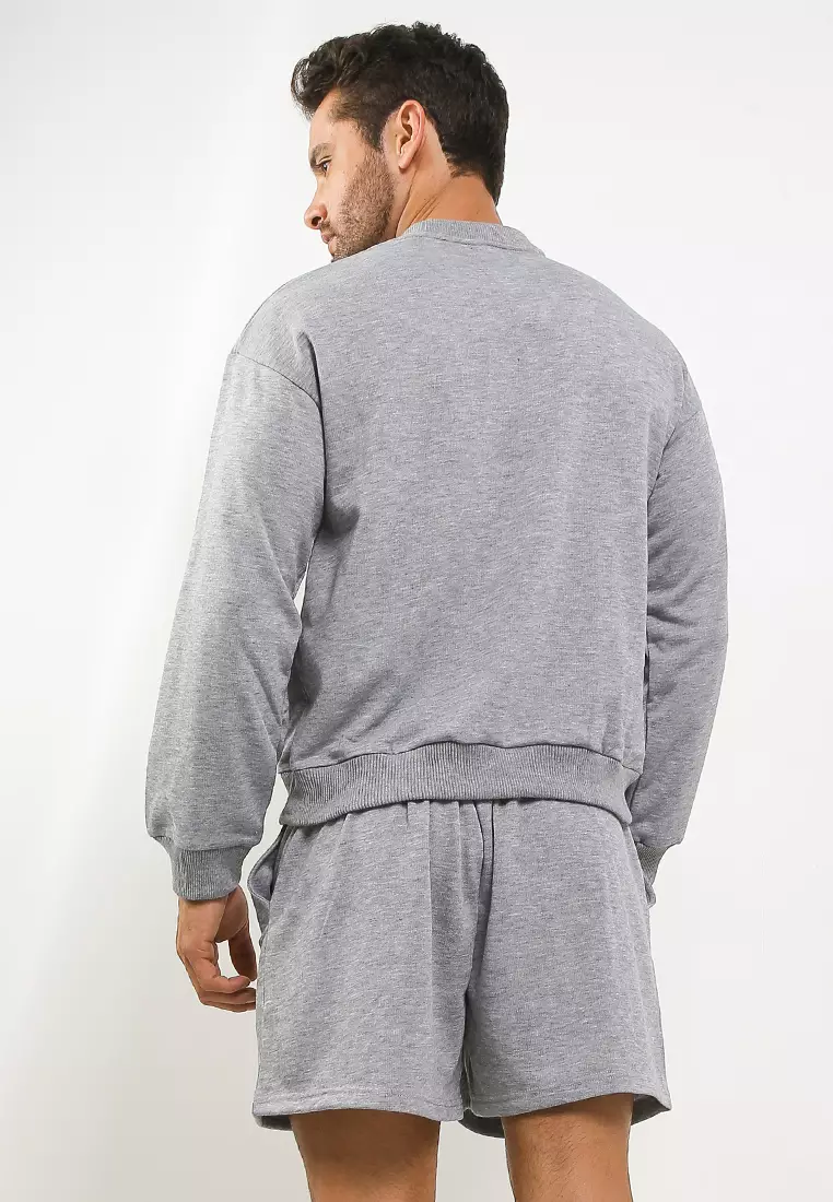 Long Sleeve Sweater Short Pants New York