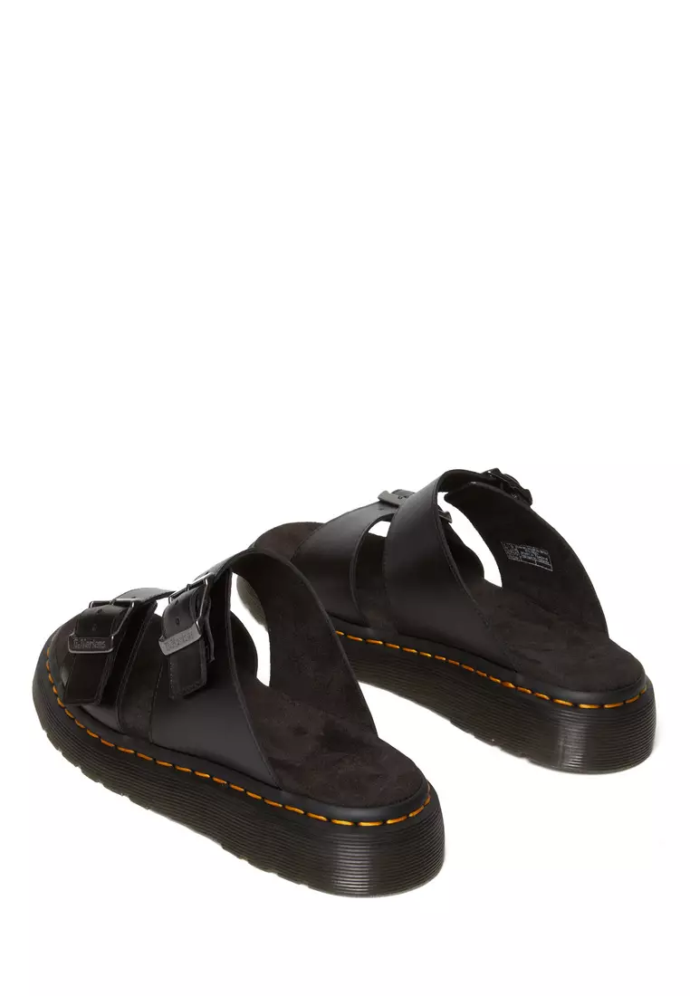 Buy Martens JOSEF LEATHER BUCKLE SLIDE SANDALS 2025 Online
