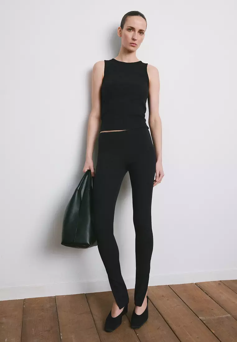Ribbed Cotton-Blend Top