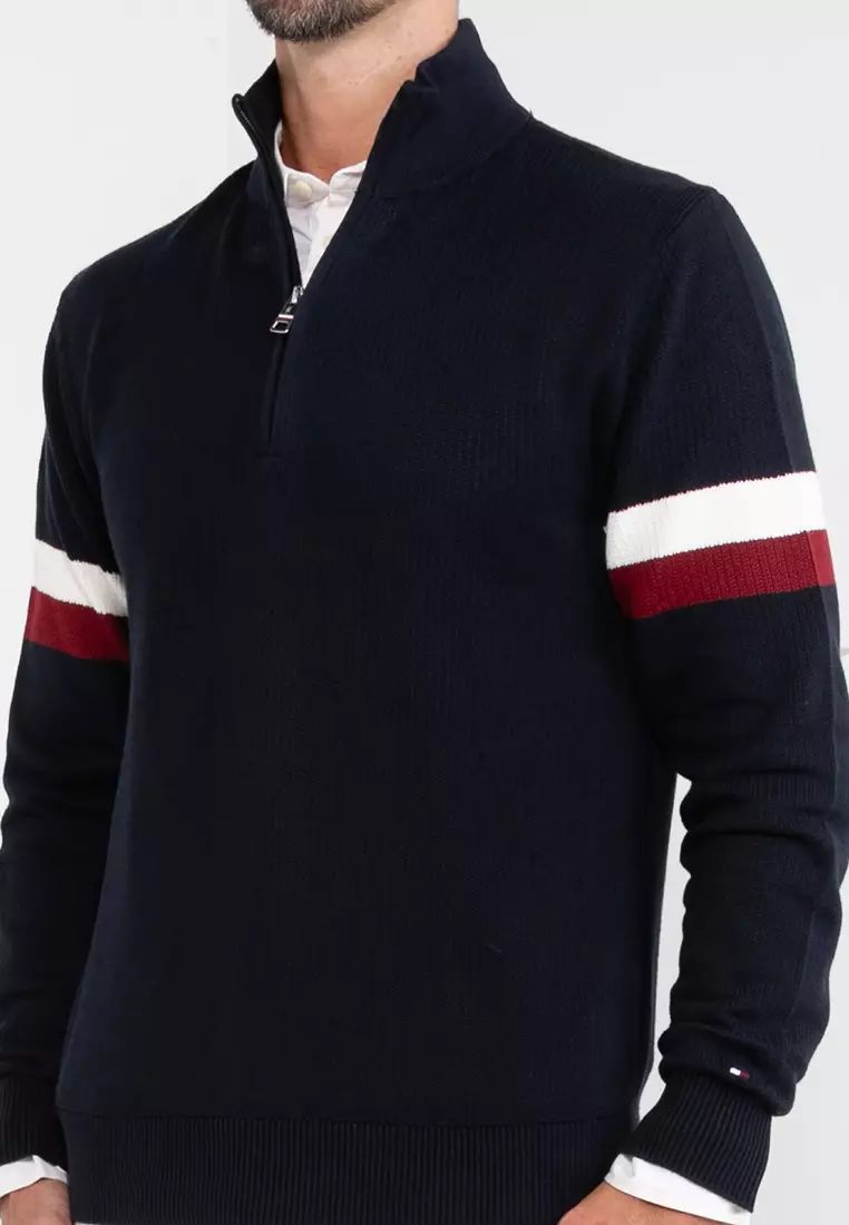 Tommy half cheap zip sweater