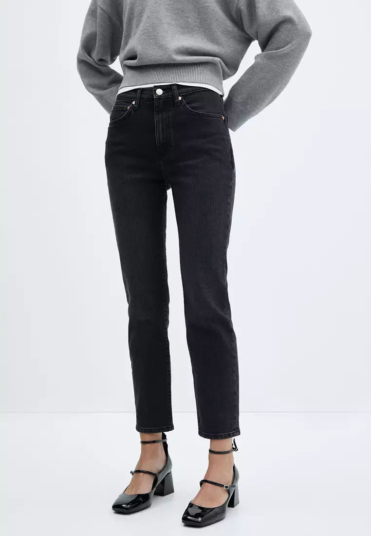 Mango cropped skinny jeans cheap