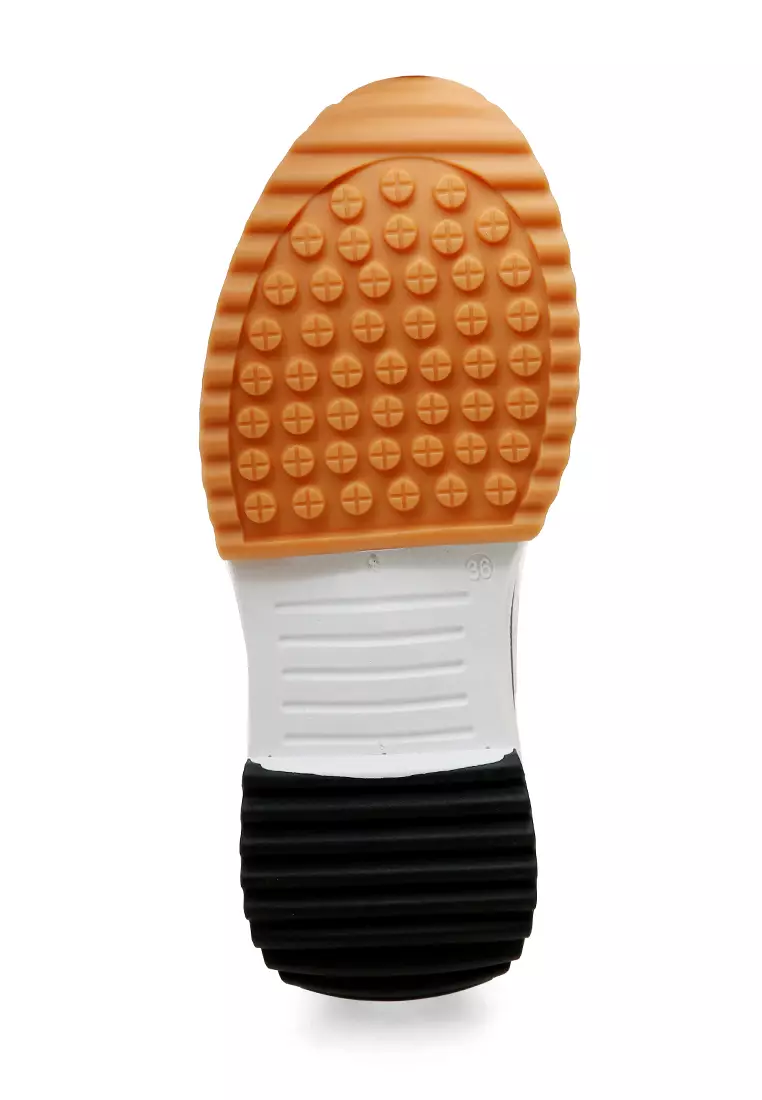 Sneakers Wanita Tali Ikat Design Stylish High Quality - Putih