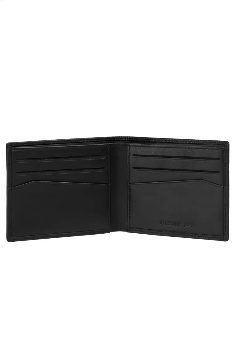 男女通用FRANCIS皮夾 - 黑色