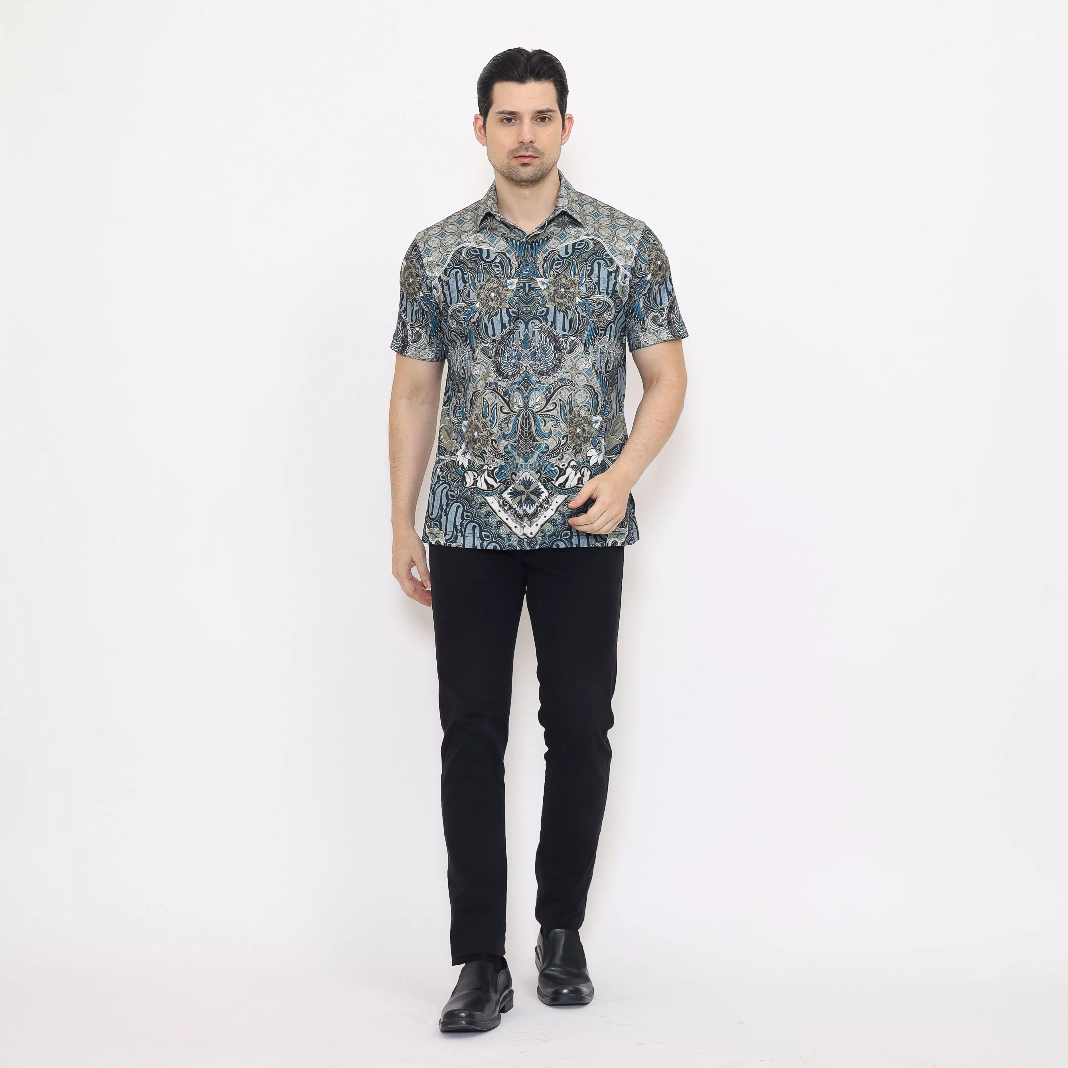 MAGINOT ANDY Batik Pria Active Wear Quick Dry Lengan Pendek